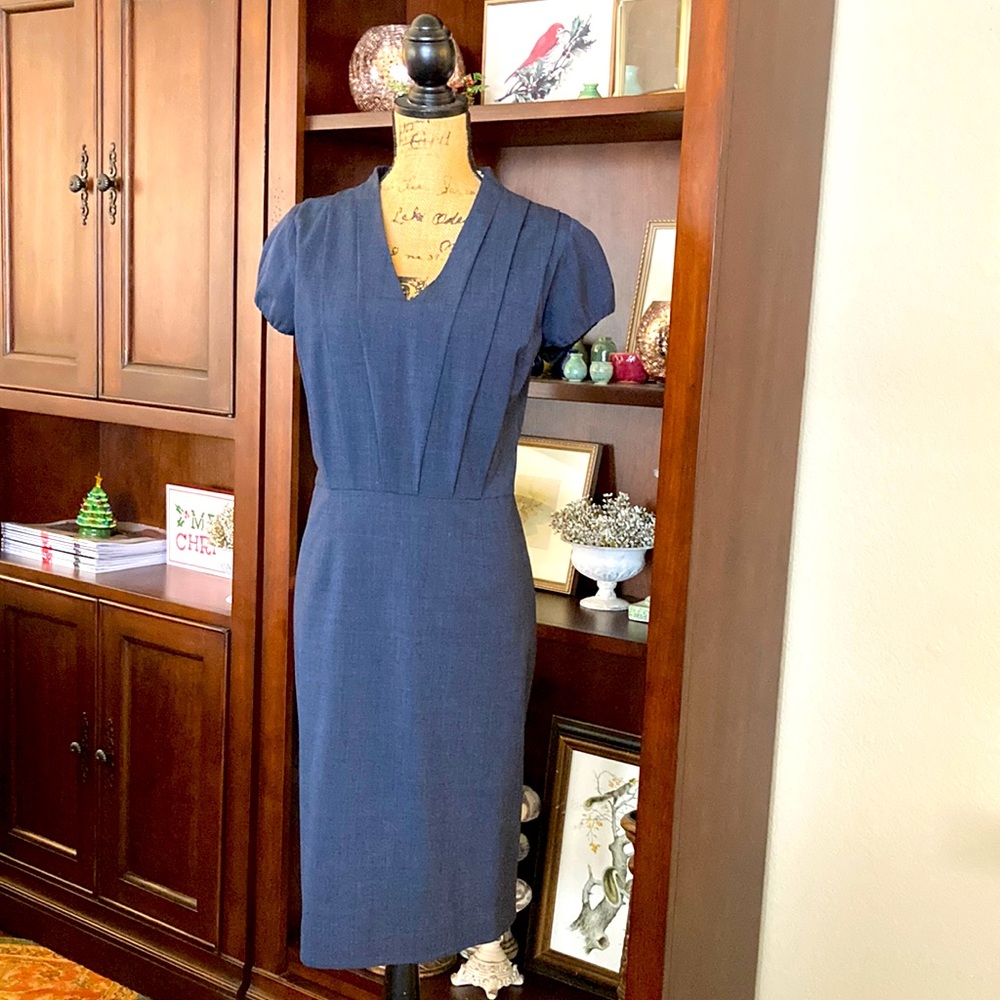 Banana Republic Navy Suiting Dress Size 14